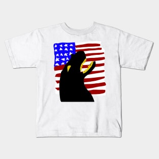 Godzilla flag Kids T-Shirt